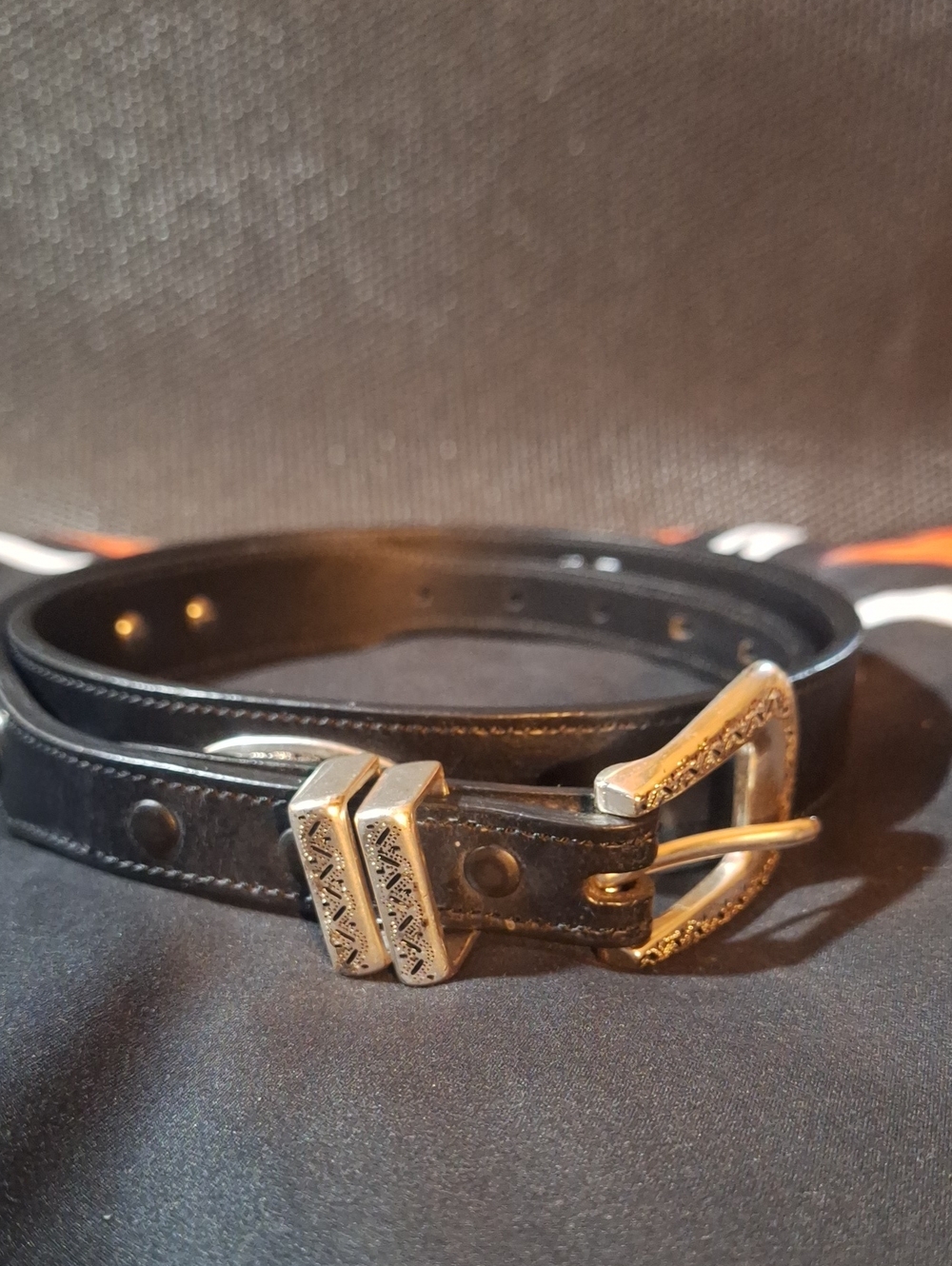 Vintage Nocona Belt Co. Leather Western Ranger Belt Size 34